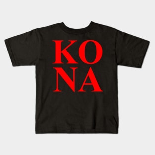 KONA SWIM BIKE RUN TRIATHLON Kids T-Shirt